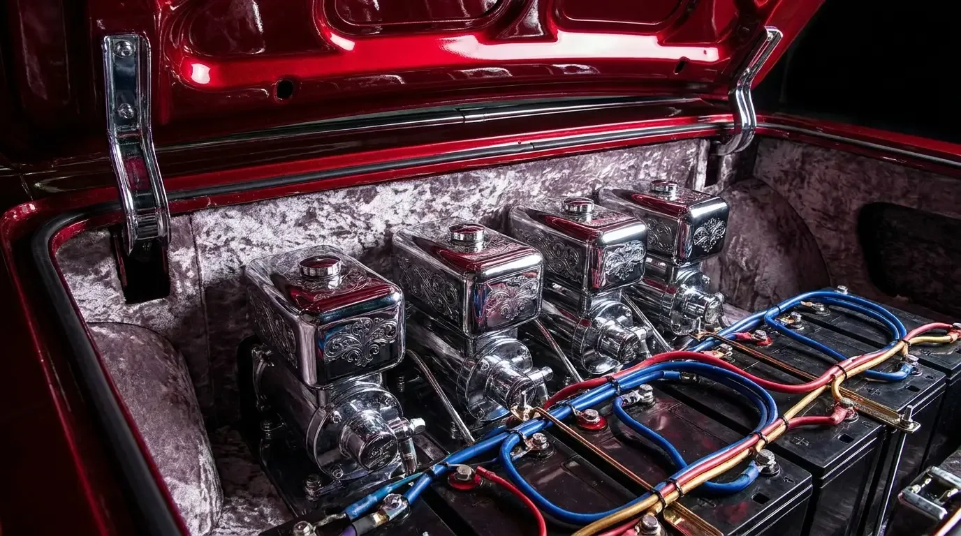 Lowrider Batteries, Pumps and Setups