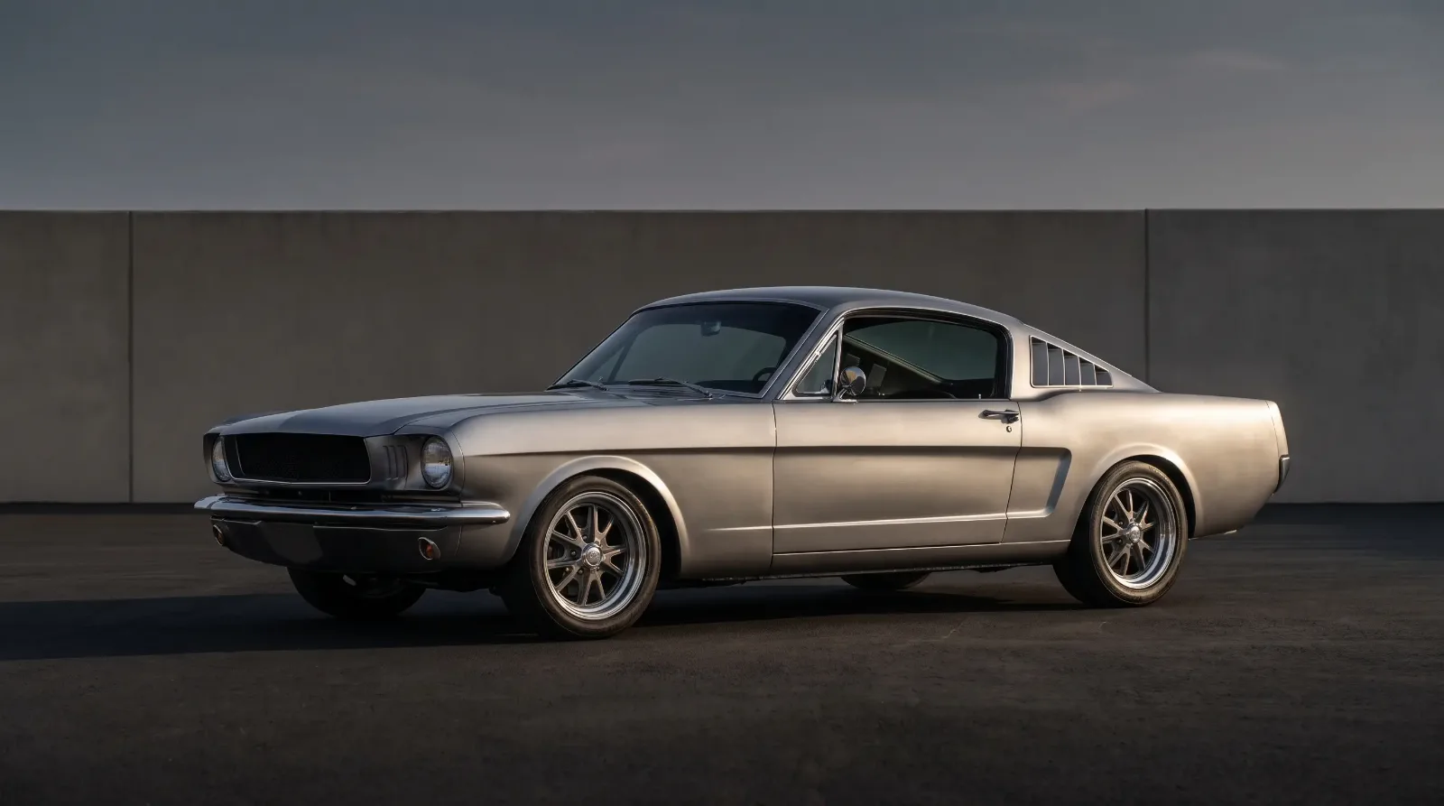 1965 Ford Mustang fastback long hood profile