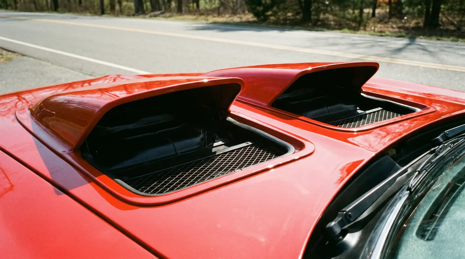 1969 GTO functional Ram Air hood scoops