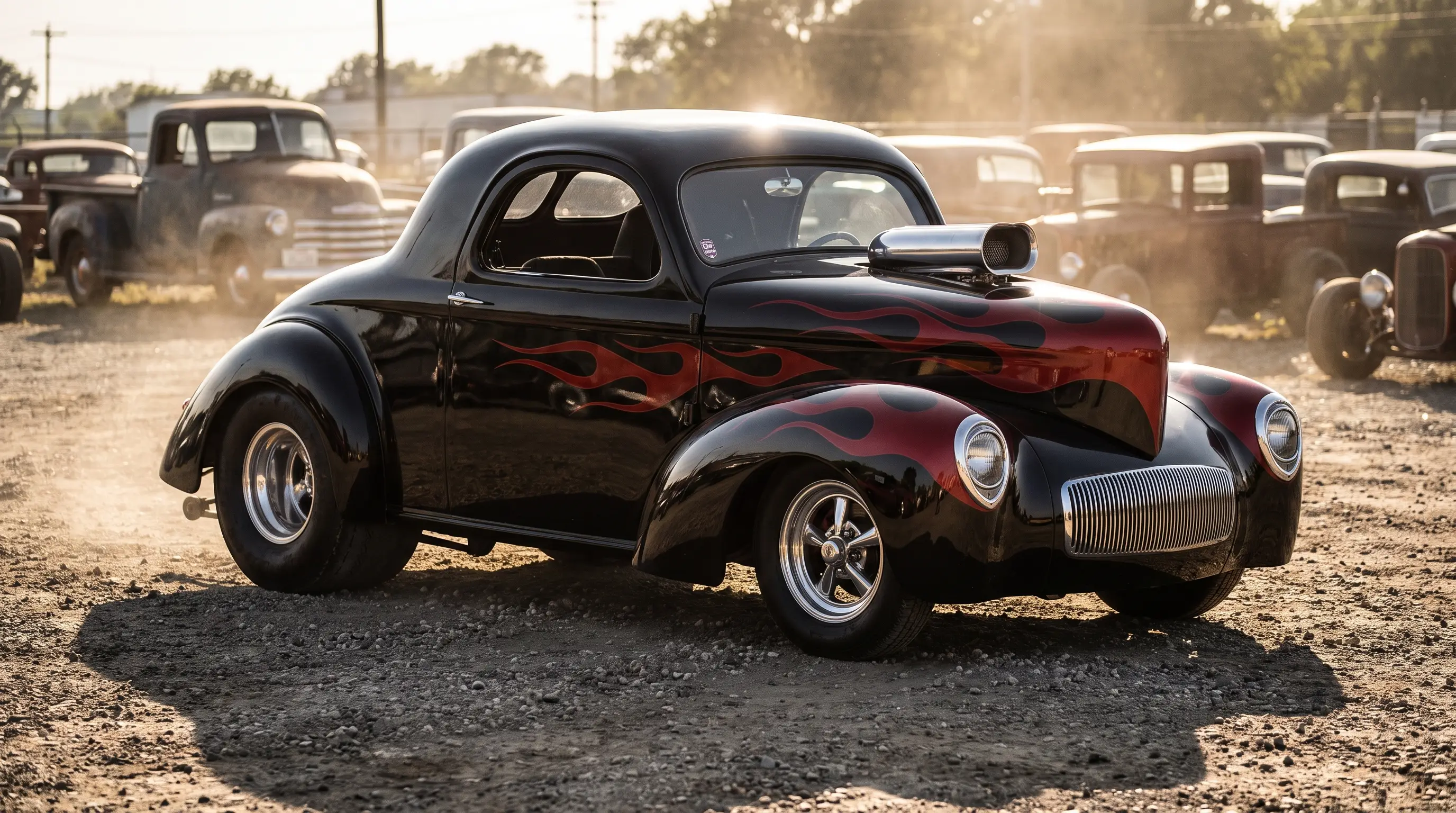 Pro Street Willys Coupes
