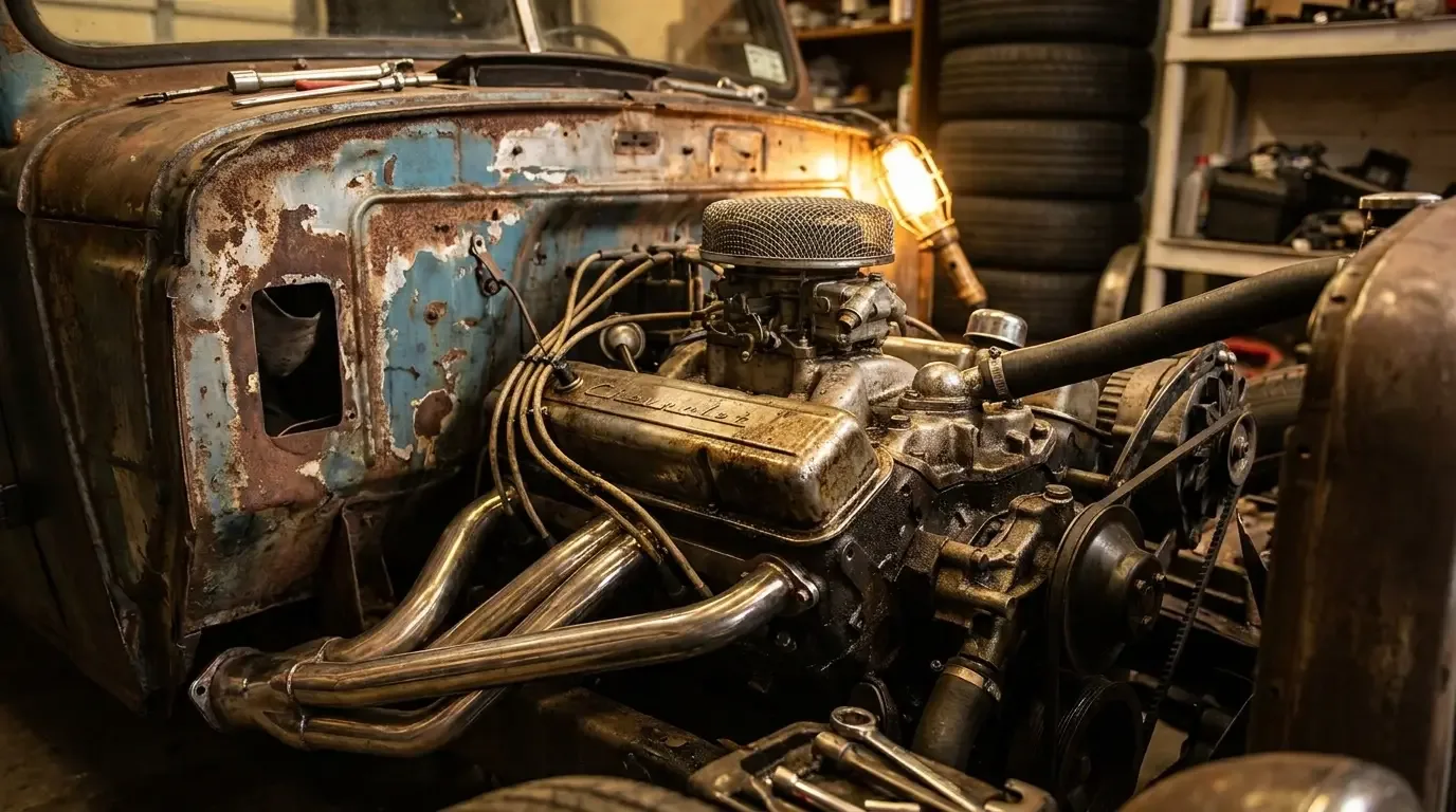Rat Rod Engines and Drivetrains