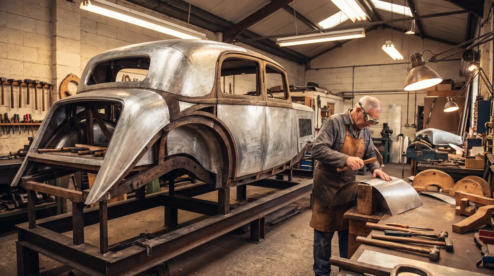 Restoring a Coachbuilt One-Off vs a Production Luxury Car