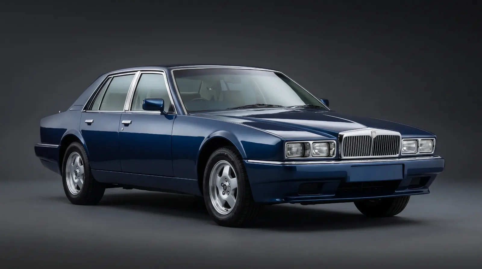 Angular 1980s luxury saloon styling detail