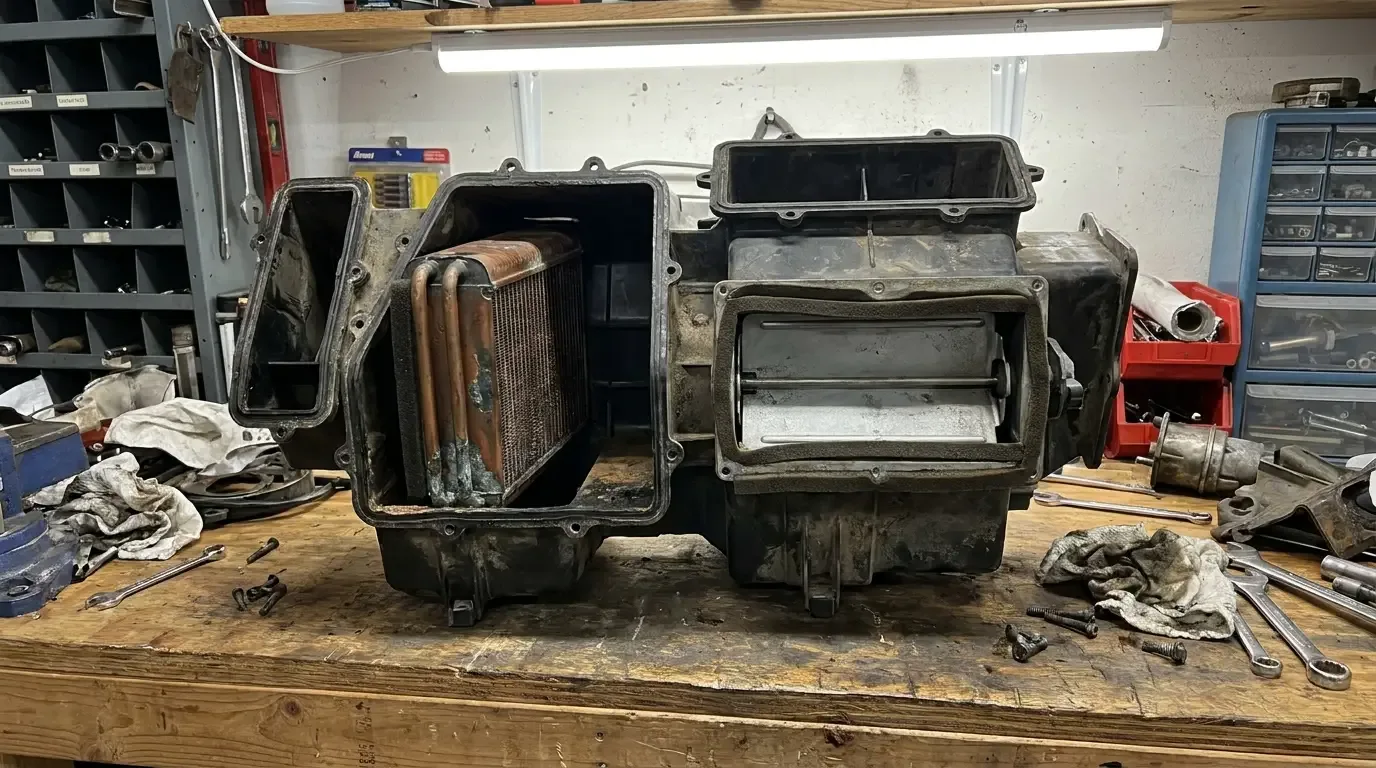 Rebuilding the Heater Box in a Square Body C10