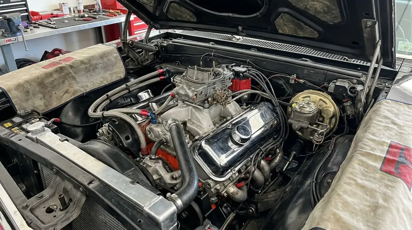 Super Stock Drag Racing Chevelles