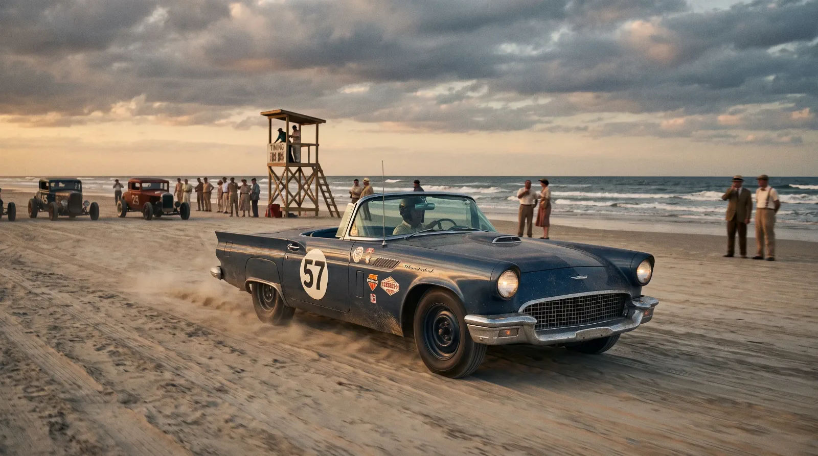 Thunderbird at Daytona Speed Weeks 1957