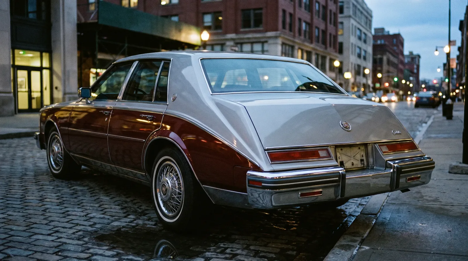 Cadillac Seville bustleback razor-edge trunk styling