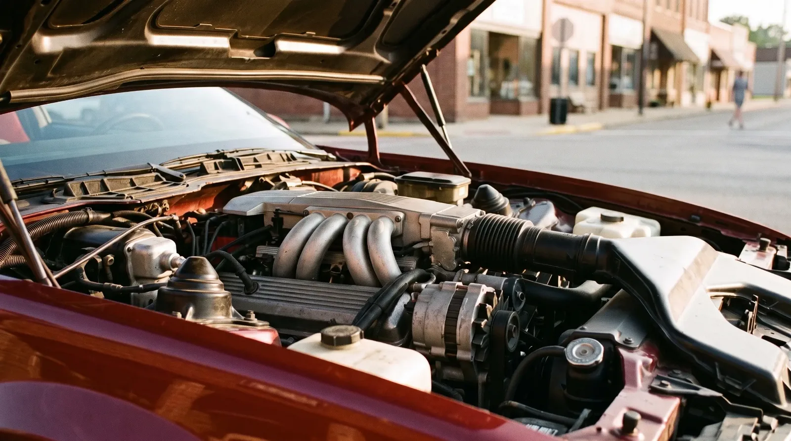 1988 Chevrolet Camaro IROC-Z, tuned port engine on main street