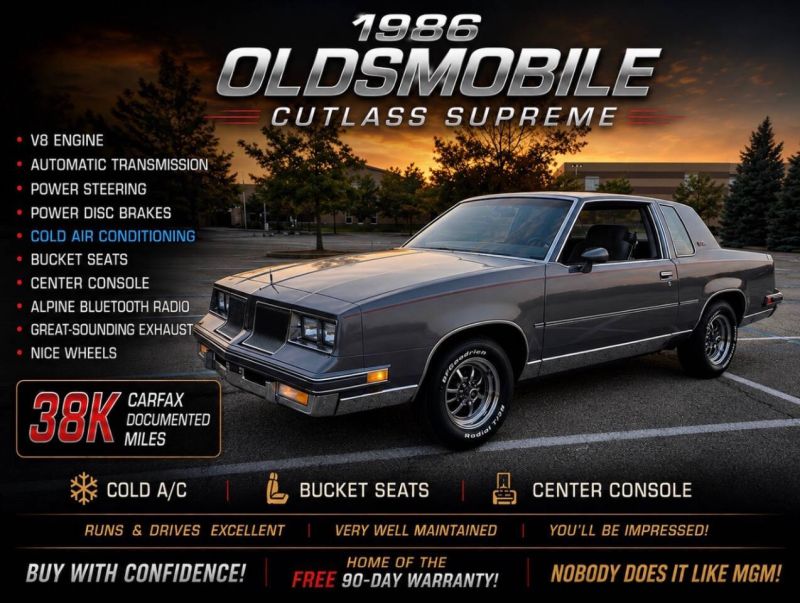 1986 Oldsmobile Cutlass Supreme